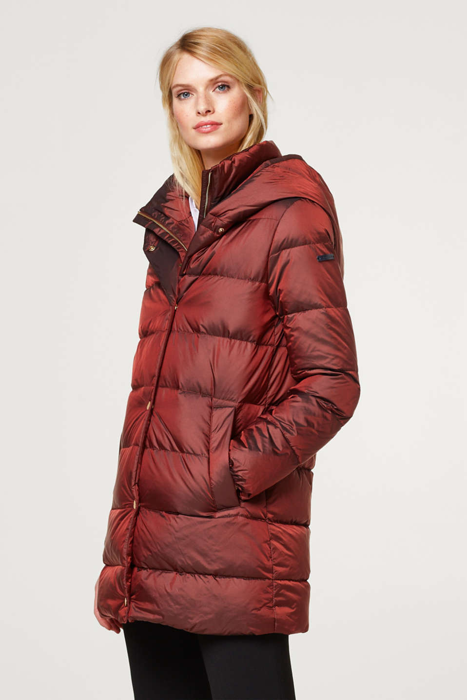 Esprit - Down coat in a 2-in-1 look at our Online Shop