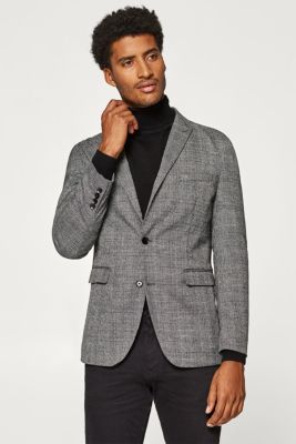 Esprit Jacket with a Prince of Wales check pattern at our Online Shop