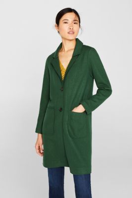 Esprit Unlined wool blend coat at our Online Shop