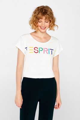 Esprit Shirt mit Logo, 100 Baumwolle im Online Shop kaufen