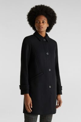 Esprit - Wool blend coat at our Online Shop