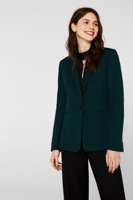 Esprit - STITCHING mix + match stretch blazer at our Online Shop