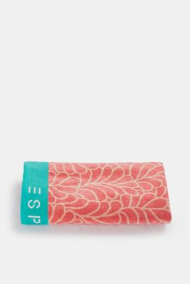 Esprit Cotton beach towel with a floral print at our Online Shop
