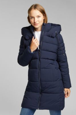 Esprit Recycelt Steppmantel mit Kapuze im Online Shop kaufen