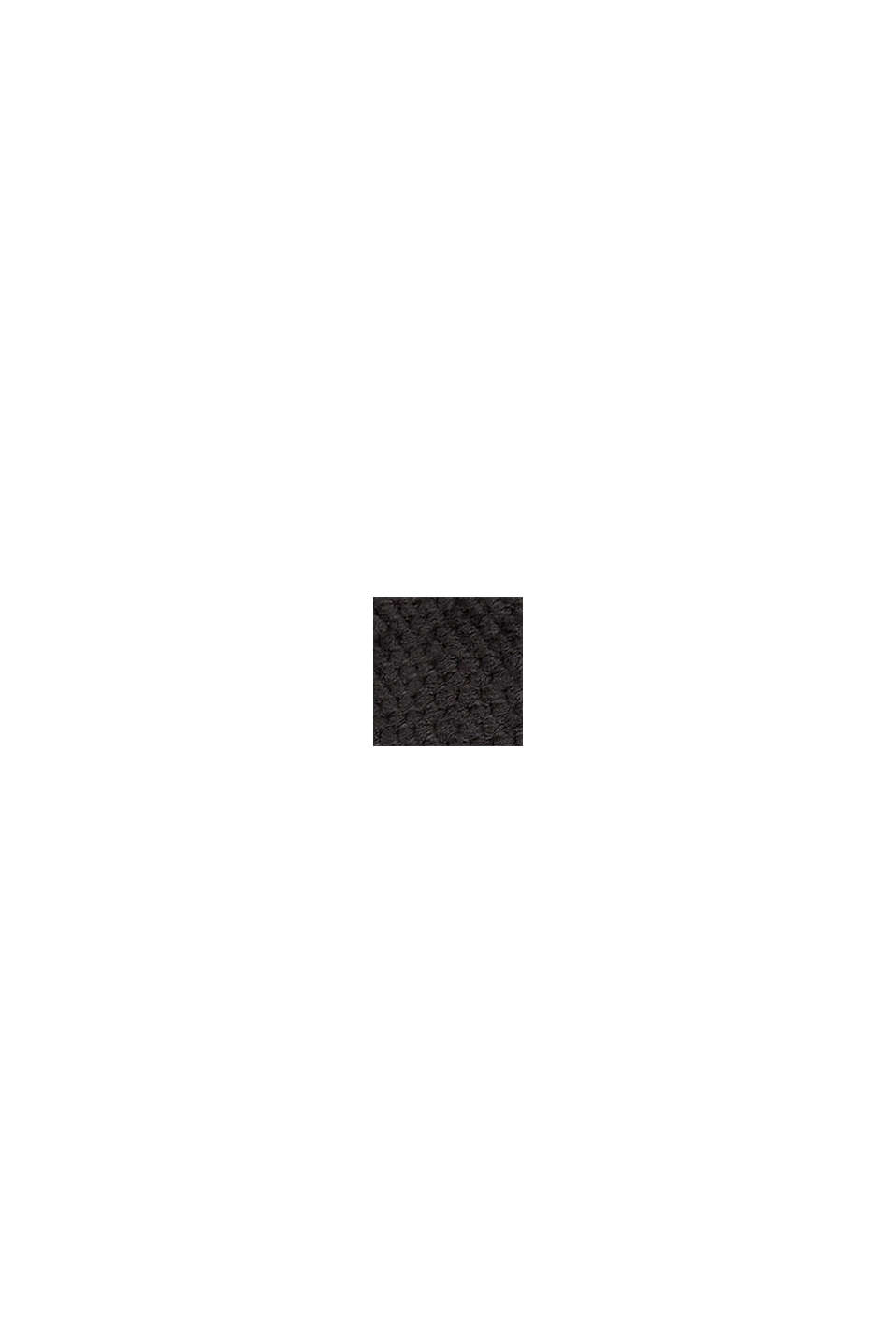 Měkká domácí mikina s rolákovým límcem, BLACK, swatch