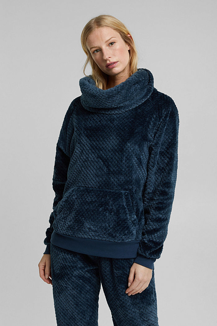 Softer Lounge-Sweater mit Tunnelkragen