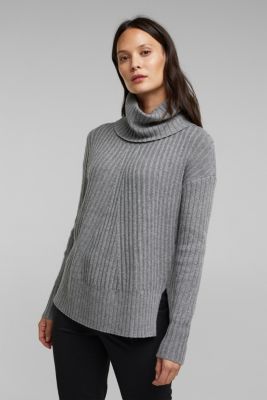 Esprit Mit Kaschmir Pullover Aus Baumwoll Mix Im Online Shop Kaufen