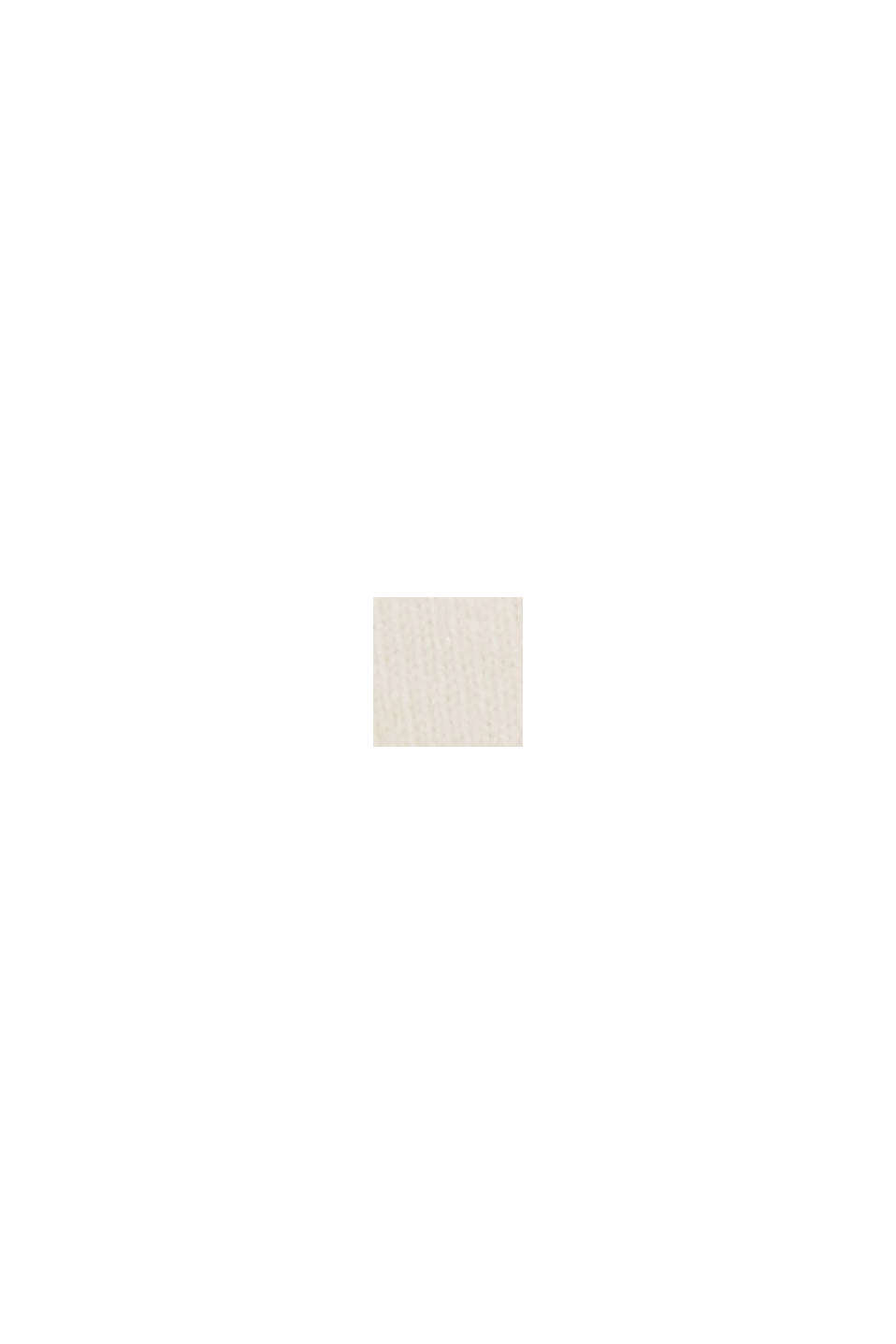 Återvunnet material: beanie med rullkant, OFF WHITE, swatch