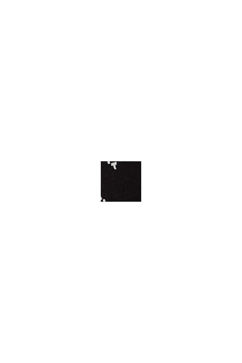 Print-Bluse aus LENZING™ ECOVERO™, BLACK, swatch