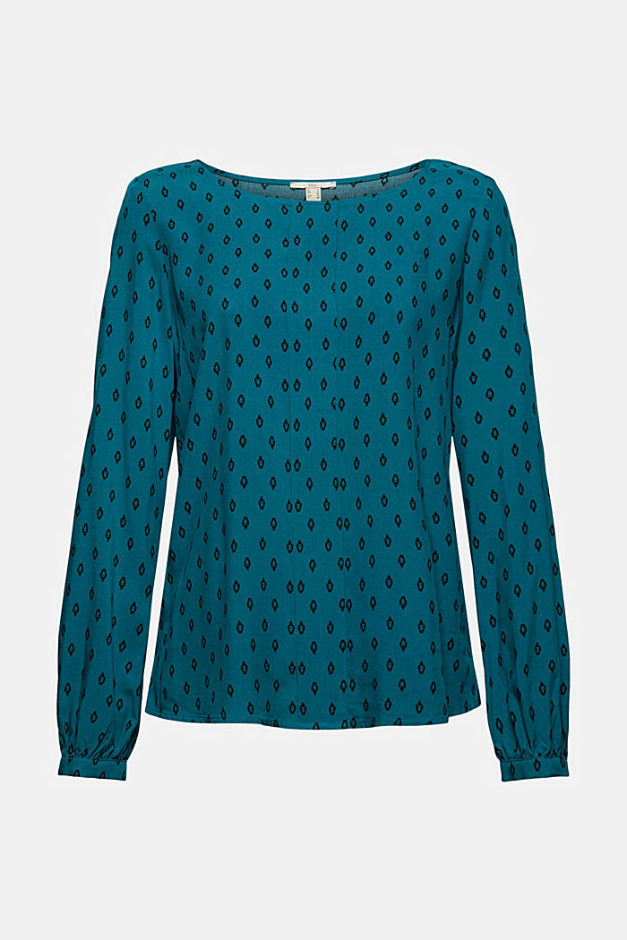 Blusa con stampa in LENZING™ ECOVERO™