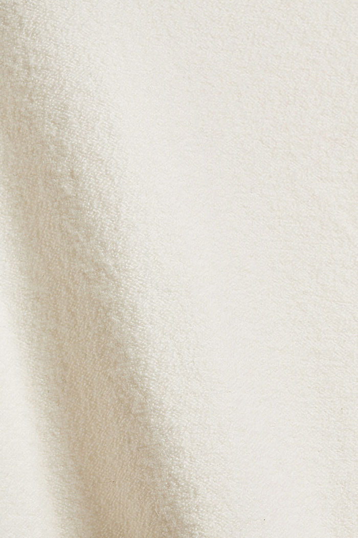 Mit Wolle: Pullover mit Stehkragen, OFF WHITE, detail image number 4
