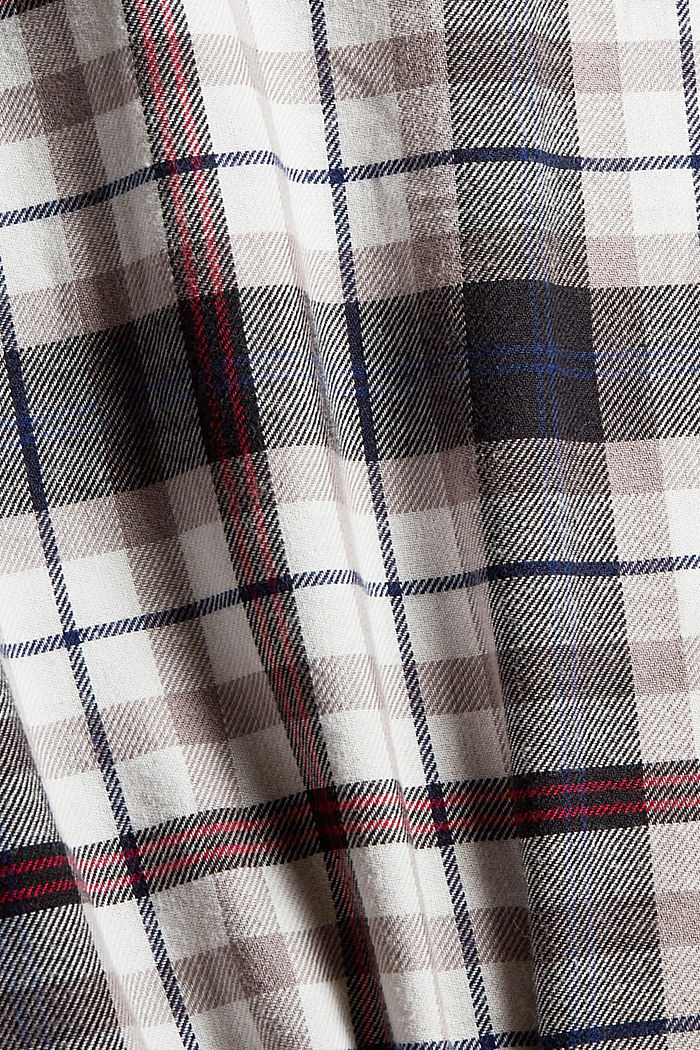 Chemise à carreaux en coton, OFF WHITE, detail image number 4