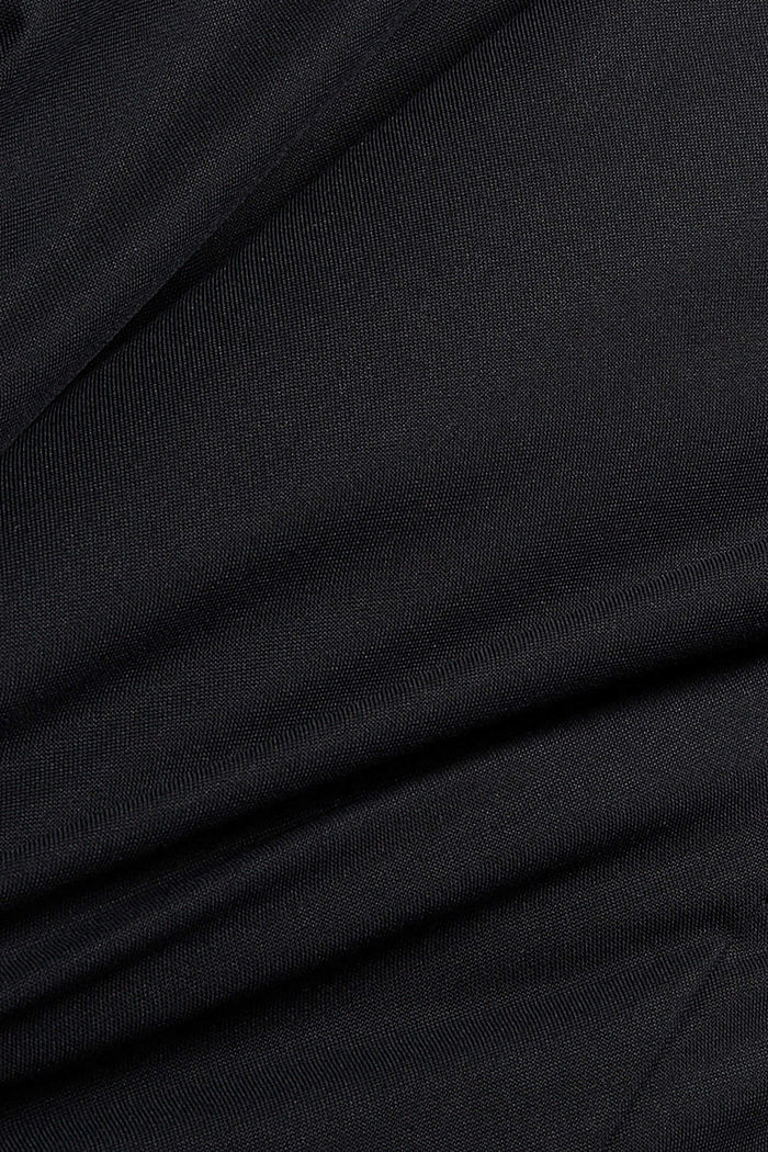 Gerecycled: gewatteerde jas met capuchon, ANTHRACITE, detail image number 5
