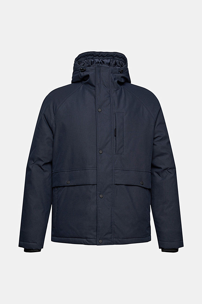 Reciclada: chaqueta acolchada con capucha, NAVY, detail image number 6