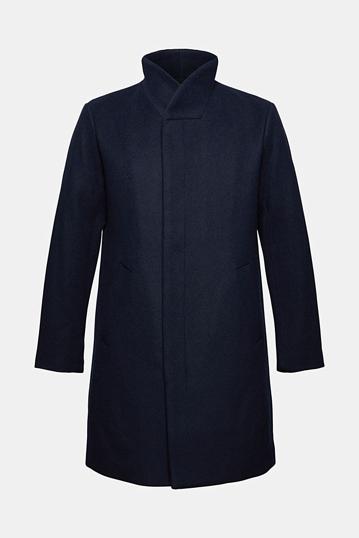 Coats woven, NAVY, detail image number 8
