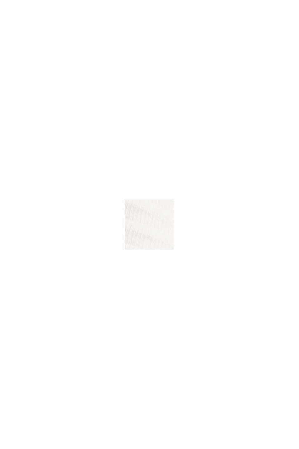 Sudadera confeccionada en una mezcla de algodón con textura, OFF WHITE, swatch
