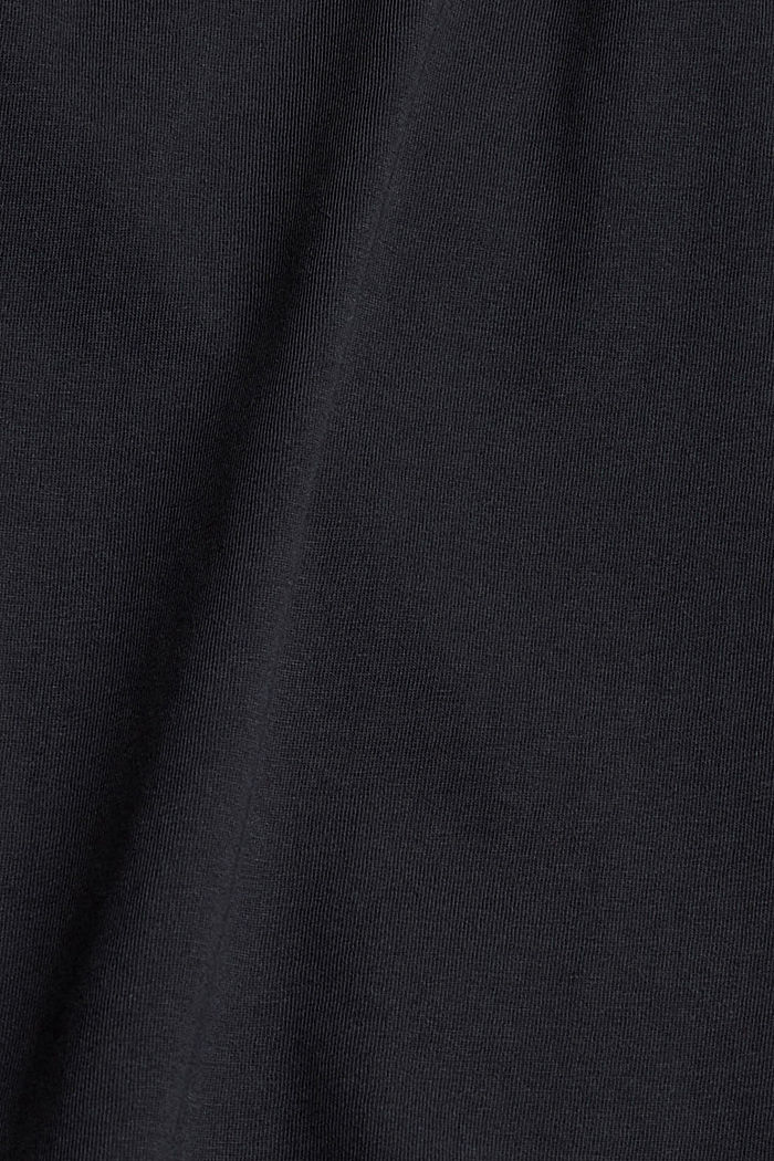 Camiseta de jersey con estampado, BLACK, detail image number 5
