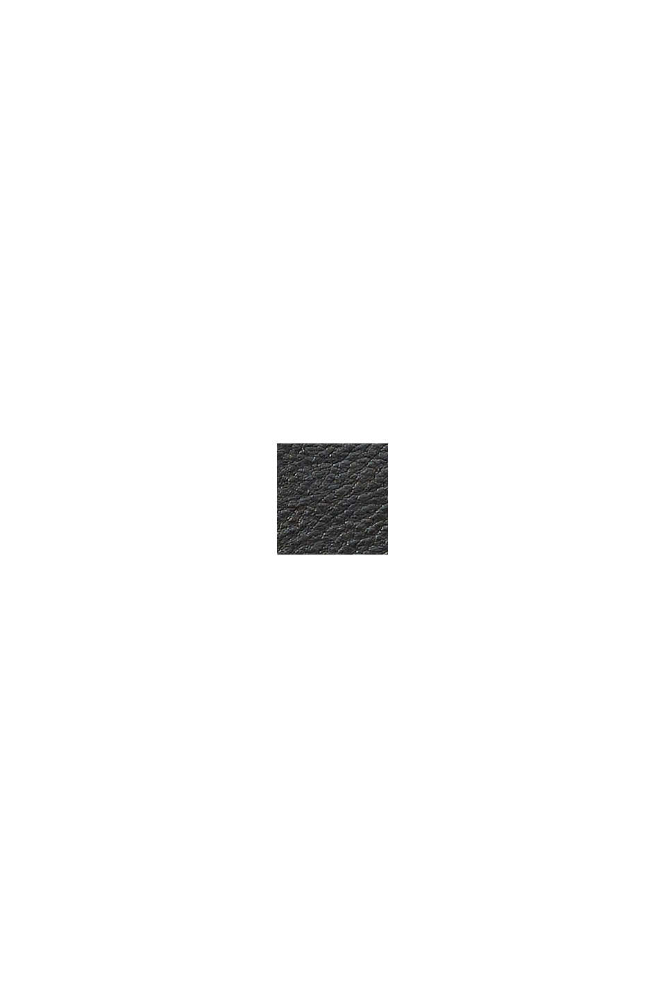 Bolso bandolera de polipiel, BLACK, swatch