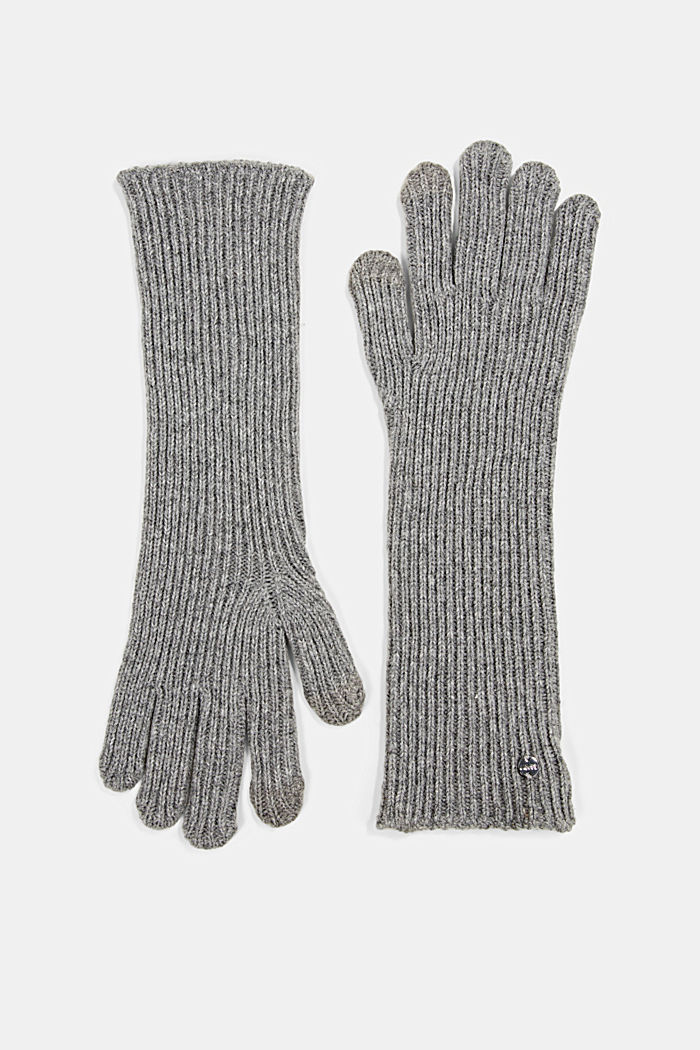 Con lana RWS: guantes de punto