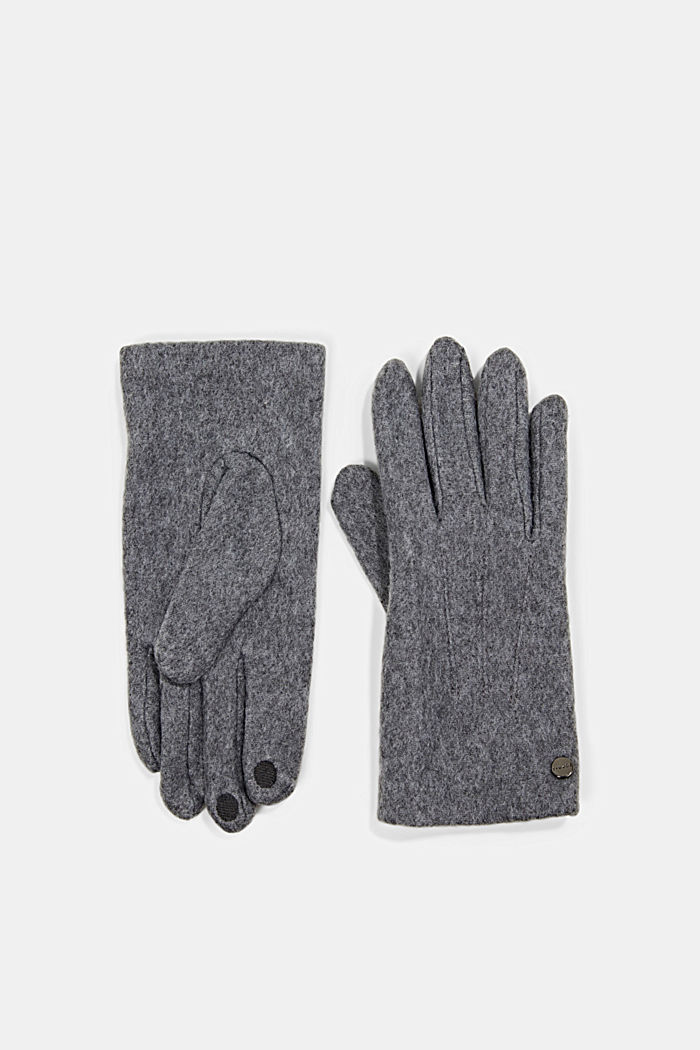 Fleece gloves with touchscreen function