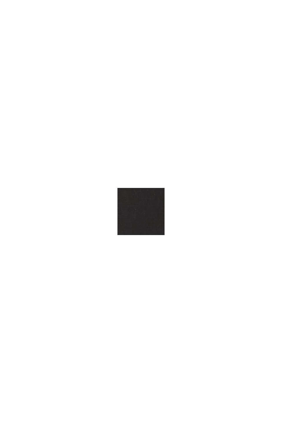 Skórzany pasek z okrągłą metalową klamrą, BLACK, swatch