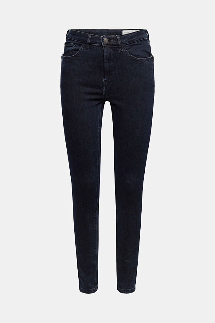 Jeans mit hohem Bund aus Bio-Baumwolle