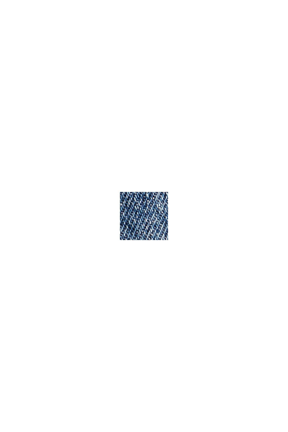 Džíny s knoflíkovou lištou, z bio bavlny, BLUE MEDIUM WASHED, swatch