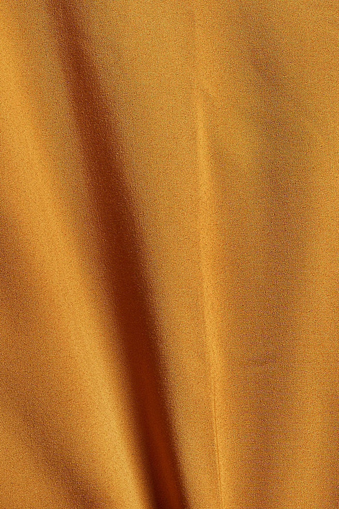 Eleganckie chinosy z mieszanki bawełnianej, CAMEL, detail image number 4