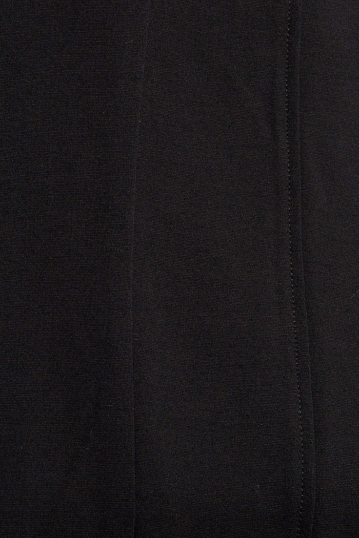 Jogger-Hose mit Zippern aus Jersey, BLACK, detail image number 4