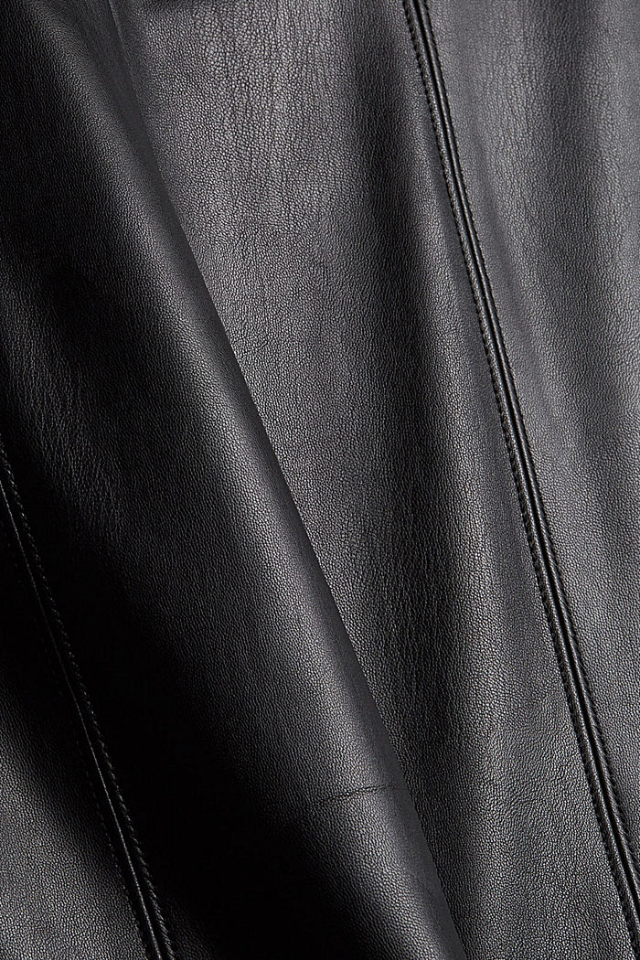 CURVY faux leather leggings, BLACK, detail image number 1
