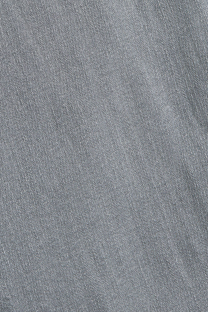 Stretch jeans made of organic cotton, GREY MEDIUM WASHED, detail image number 4