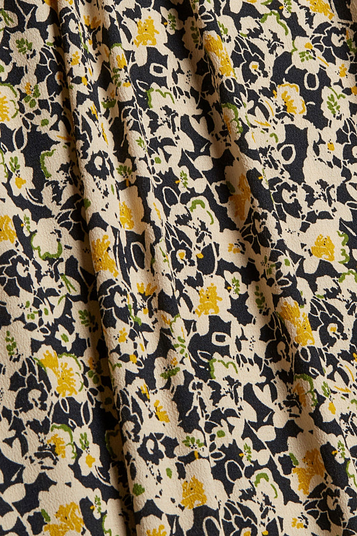 Mille-fleurs blouse with LENZING™ ECOVERO™, YELLOW COLORWAY, detail image number 4
