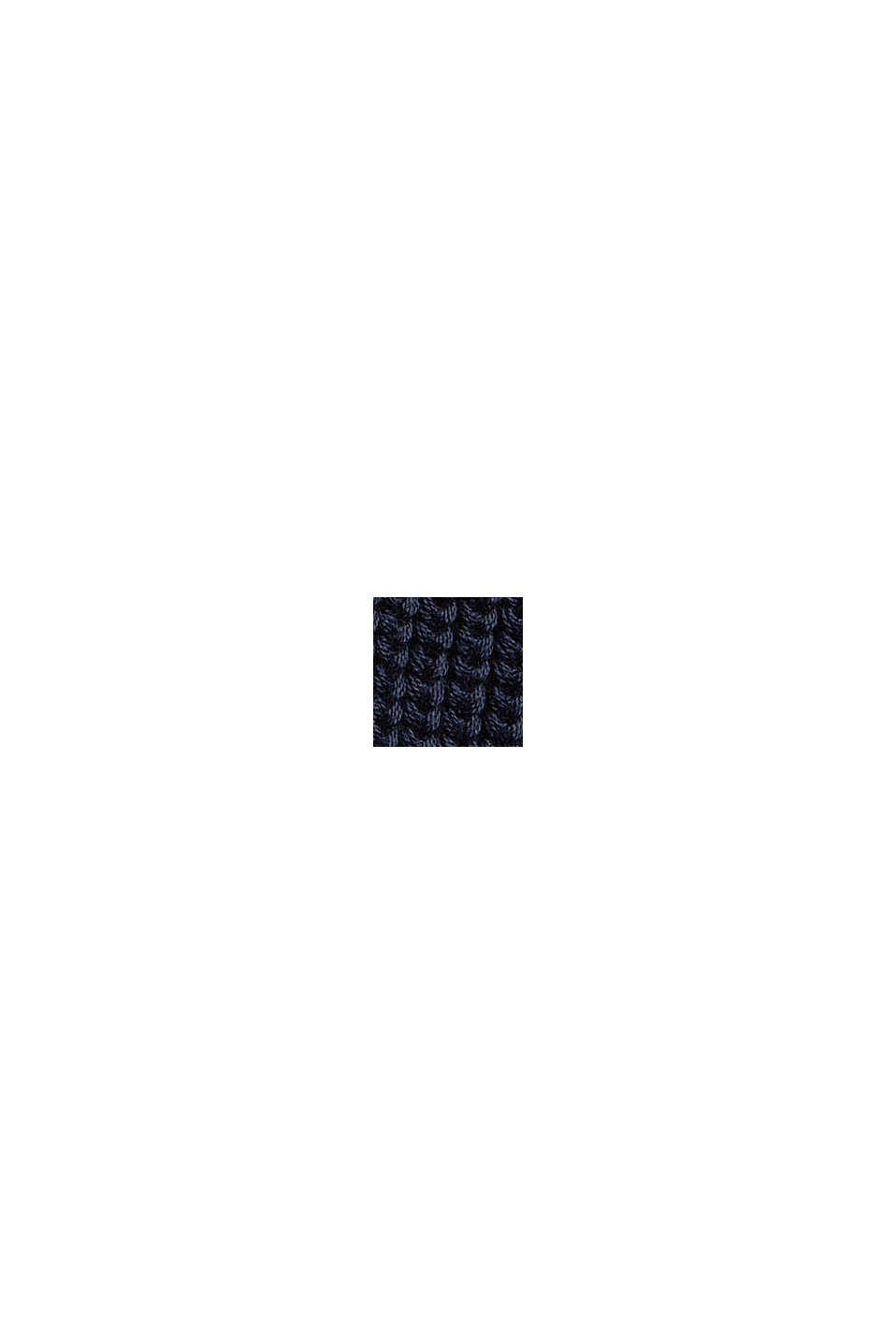 Jersey de punto con diseño, en algodón ecológico, NAVY, swatch