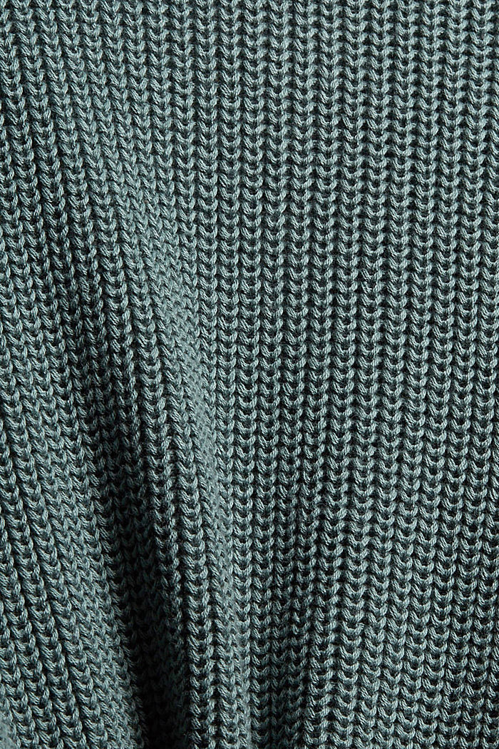 Vest met strikkoordjes, organic cotton, TEAL BLUE, detail image number 4