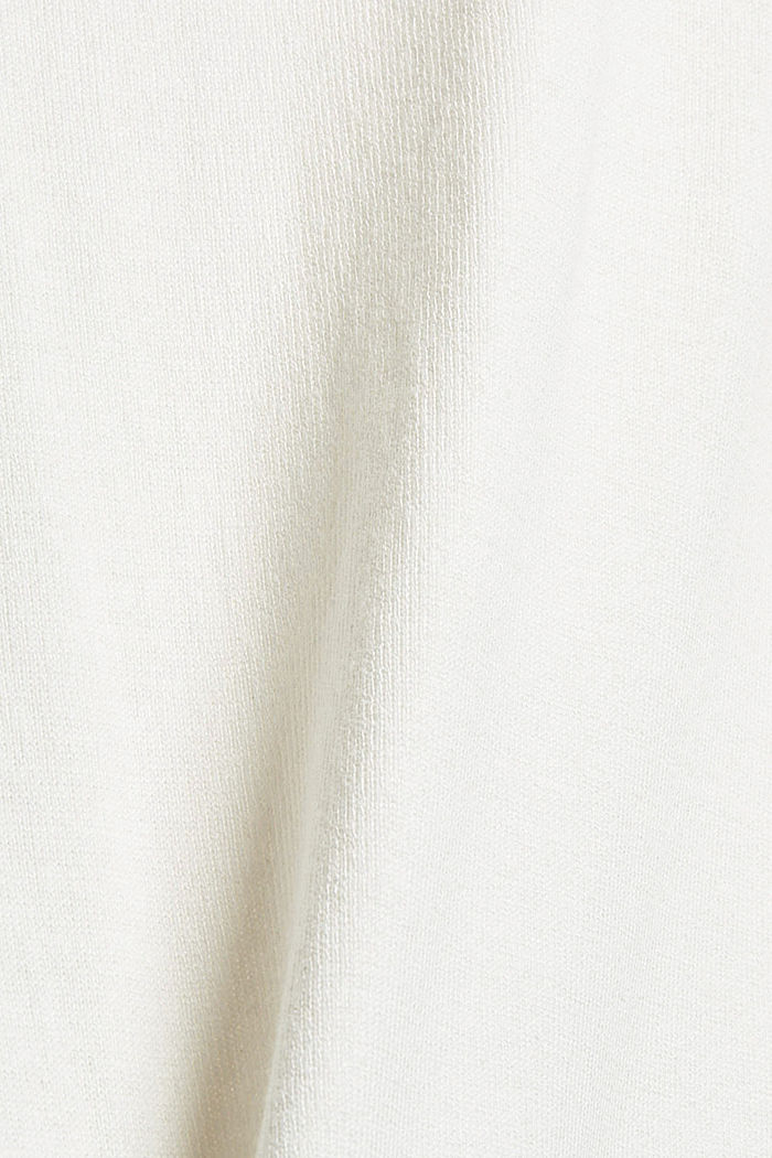 Jumper made of blended organic cotton, NEW OFF WHITE, detail image number 4