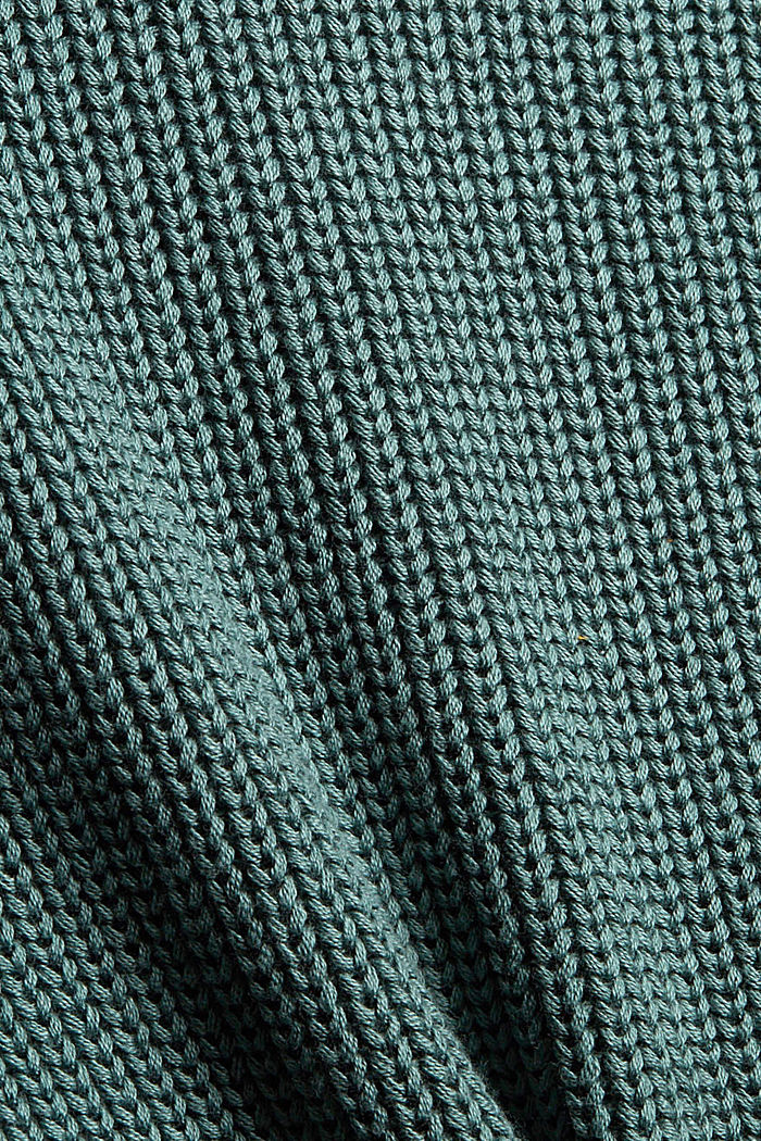 Cardigan made of 100% organic cotton, TEAL BLUE, detail image number 4