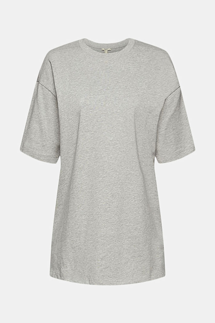 Oversized T-shirt van katoen, LIGHT GREY, detail image number 6