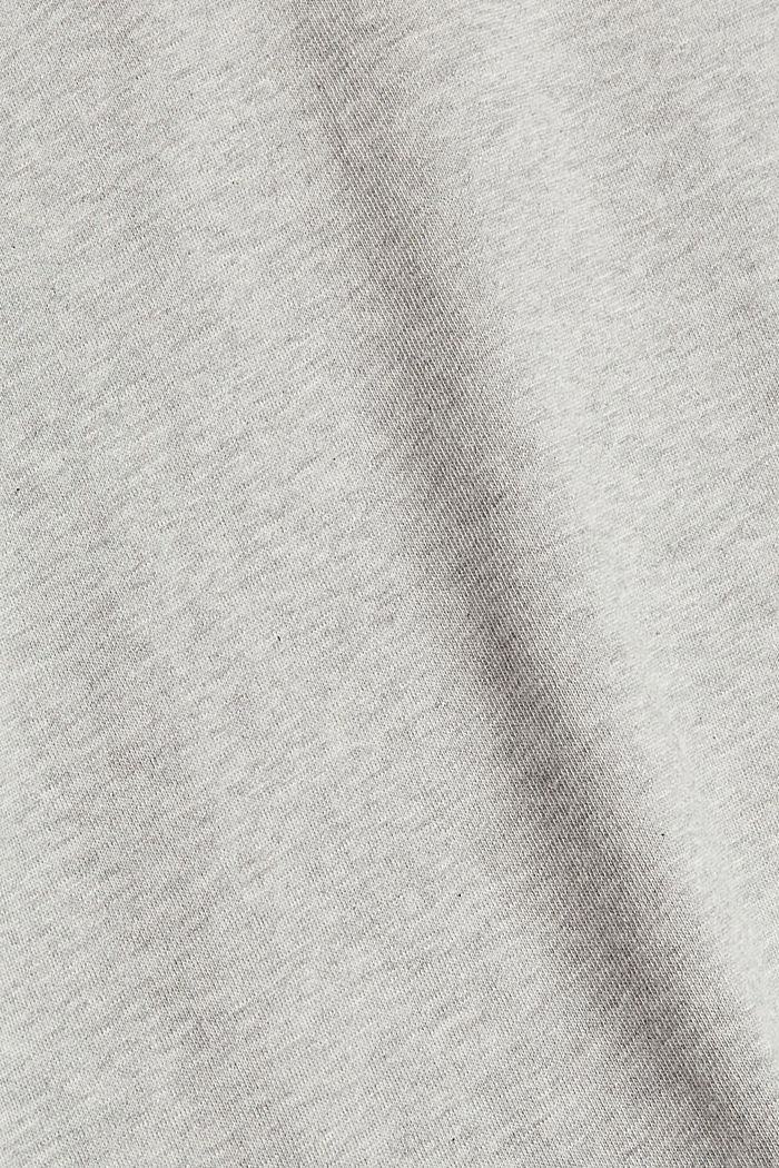 Oversized T-shirt van 100% katoen, LIGHT GREY, detail image number 4