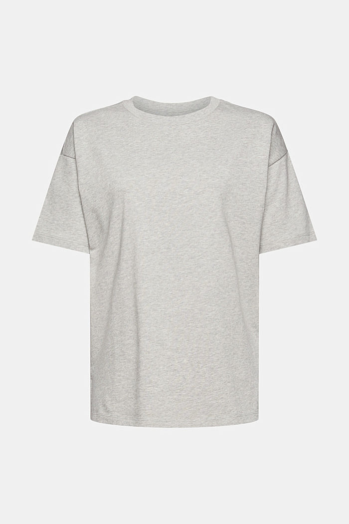 T-shirt oversize, 100 % coton, LIGHT GREY, detail image number 6