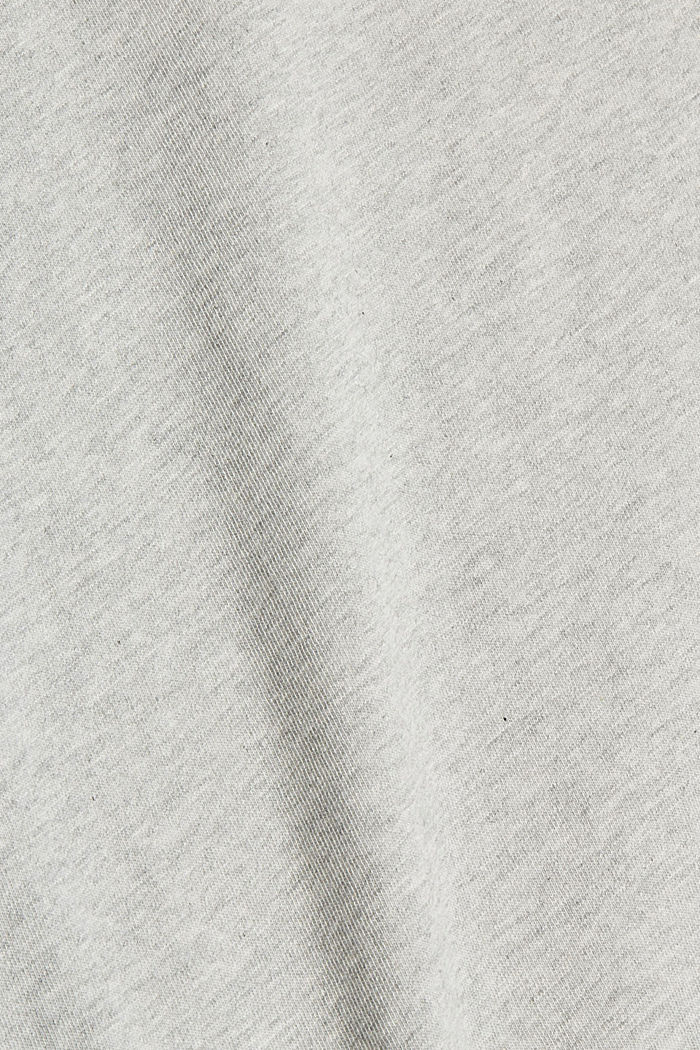 Oversized T-shirt van katoen, LIGHT GREY, detail image number 4
