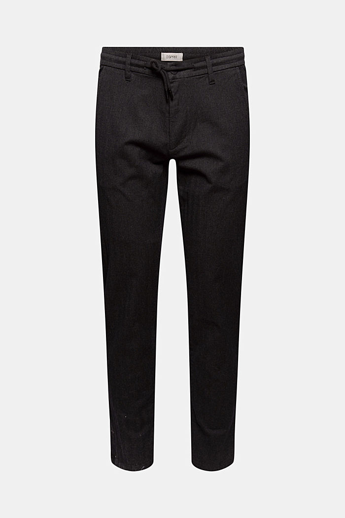 Trousers with elasticated waistband, organic cotton