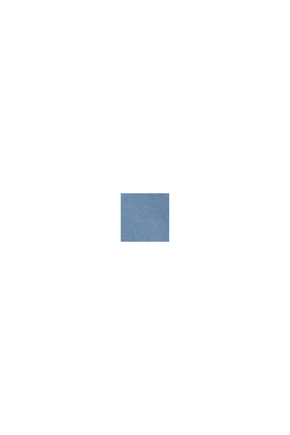 Chinos af økologisk bomuld med nøglering, BLUE, swatch