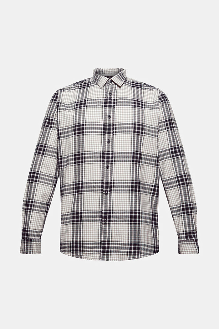 Flannel shirt with a check pattern, organic cotton