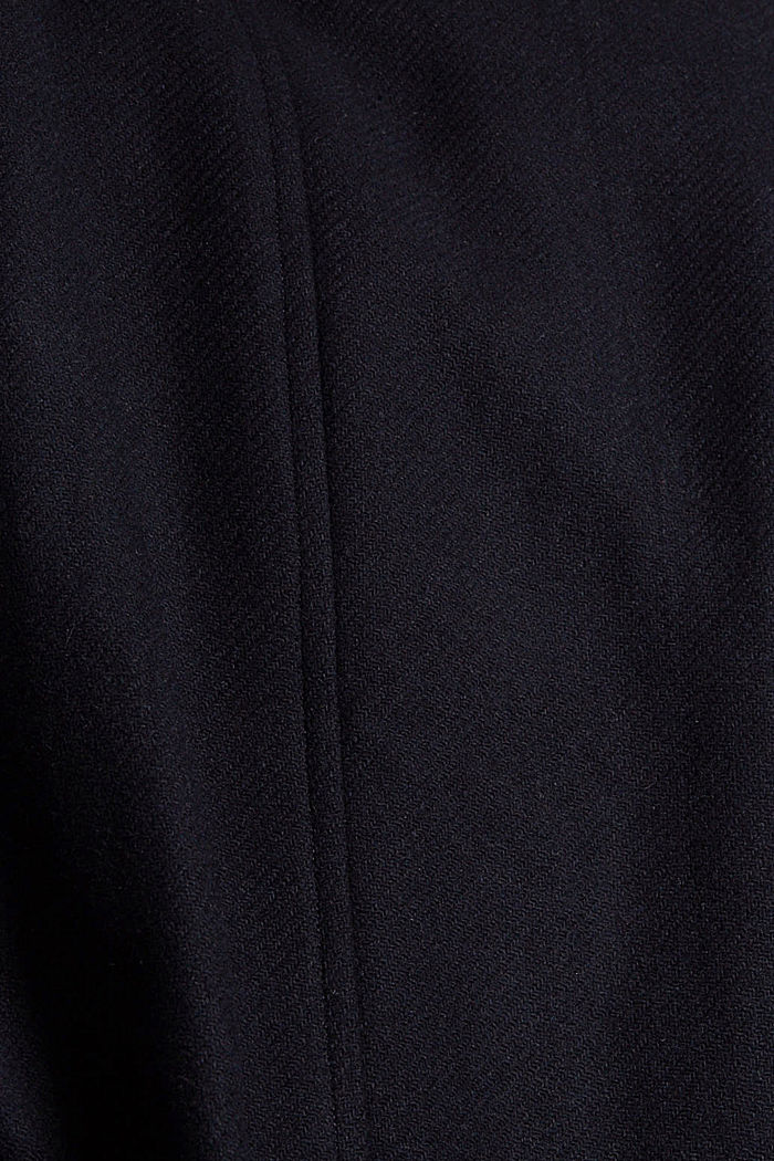En matière recyclée : la veste en laine mélangée, DARK BLUE, detail image number 4