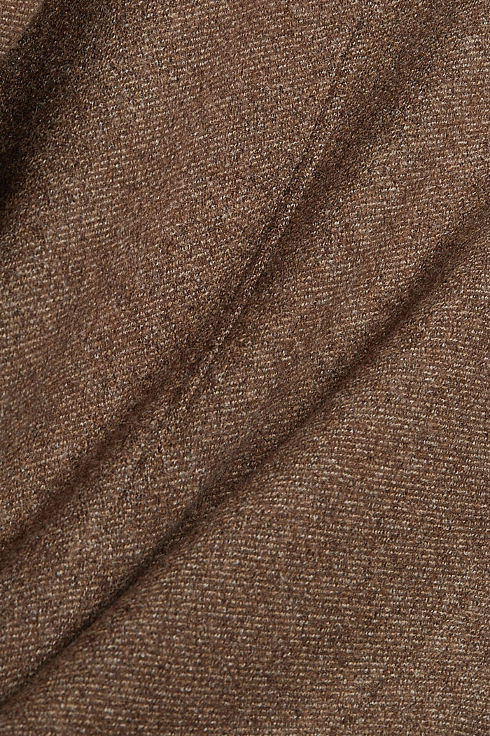 En matière recyclée : le manteau ouatiné à teneur en laine, CAMEL, detail image number 5