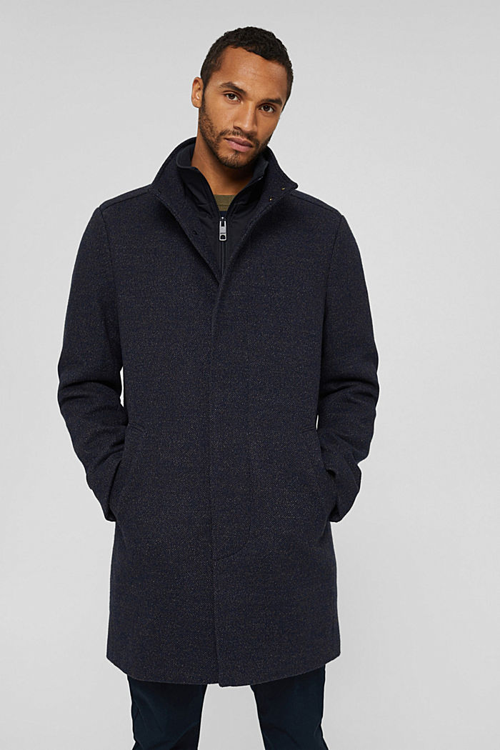Reciclados: abrigo acolchado con lana