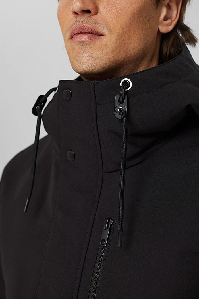 En matière recyclée : la veste à teneur en 3M™ Thinsulate™, BLACK, detail image number 2