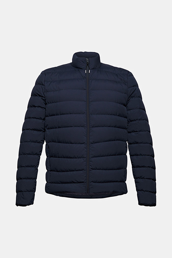 Made of recycled material: lightweight down jacket