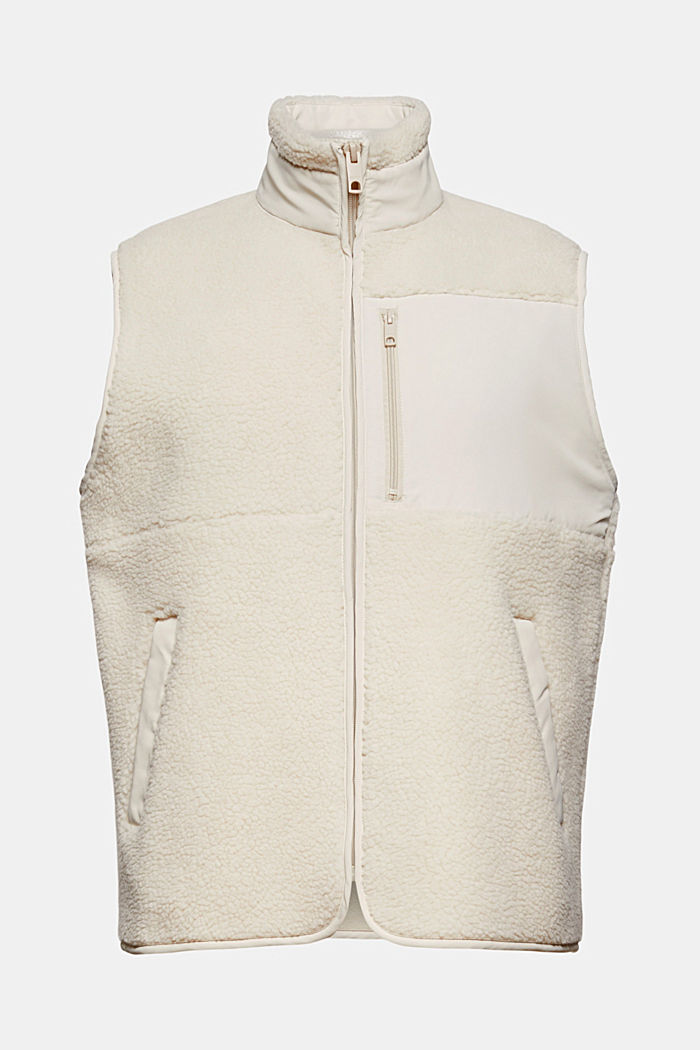 Woven Outdoor-Vest, OFF WHITE, overview