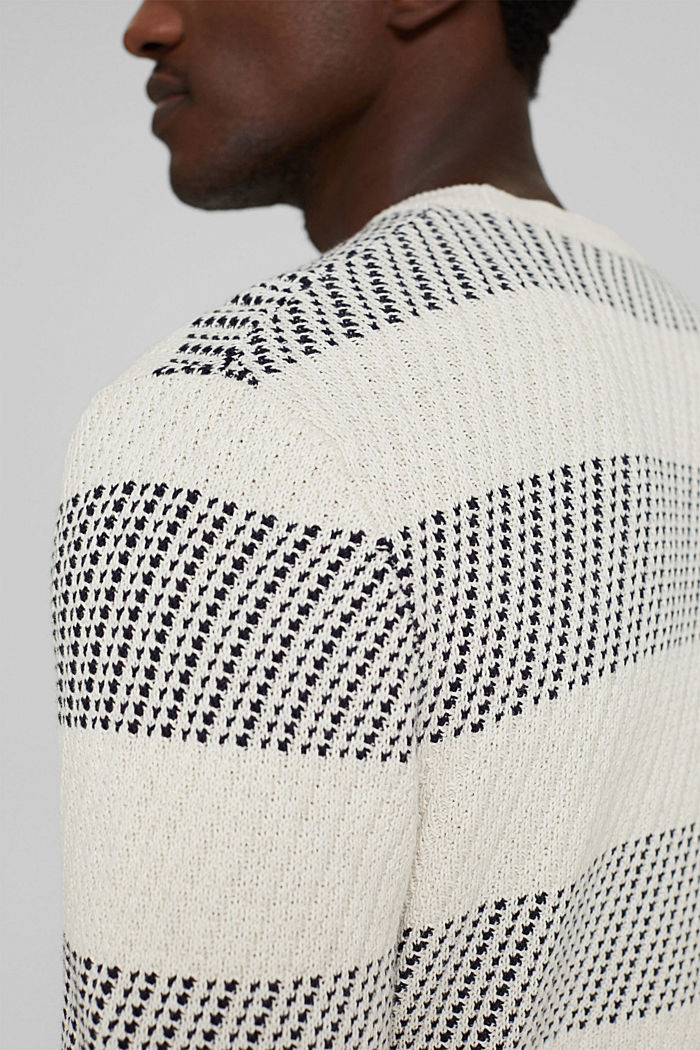 Pullover in maglia di 100% cotone biologico